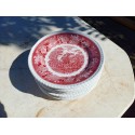 12 Assièttes en Faience de marque : Adams
