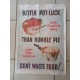 Affiche Originale Propagande Anglaise 39/45