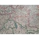 Lithographie Carte de France par Ph.Ruache 1745