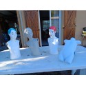 4 Mannequins résine