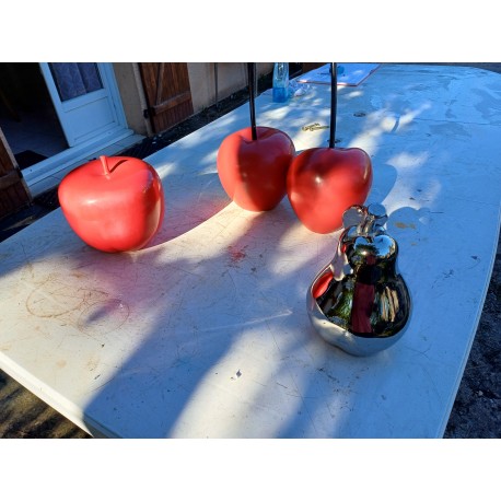 Paire de Cerise Vintage en Résine