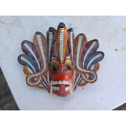 Masque Bois Aztéque