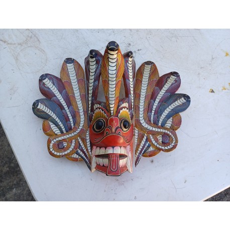 Masque Bois Aztéque