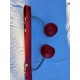 Suspension Vintage Métal Rouge