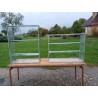 2 Vitrines Industrielles en Fer Et Verre