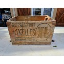 Caisse Bois Publicitaire des Brasseries d'Ixelles