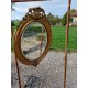 Miroir Ovale en Bois et Stuk doré 19 éme