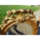 Miroir Ovale en Bois et Stuk doré 19 éme