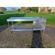 Table Inox de Collectivité avec Tiroirs et Bacs Plastic