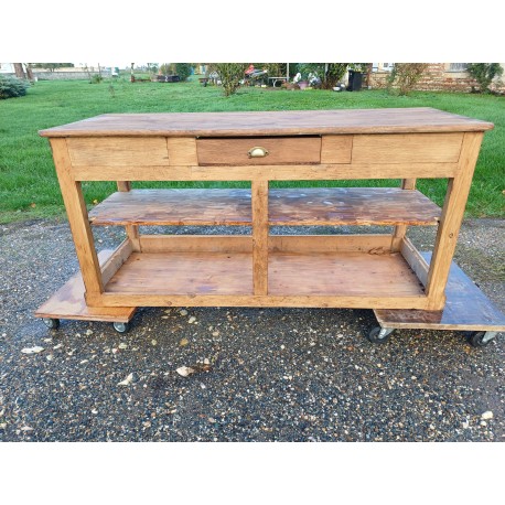 Meuble de Métier Comptoir de Magasin " Drapier "