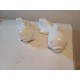 Paire de Poissons en Faience