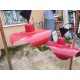 Paire de Suspensions Vintage Tole rouge