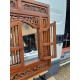 Portes Miroir Bois Exotique