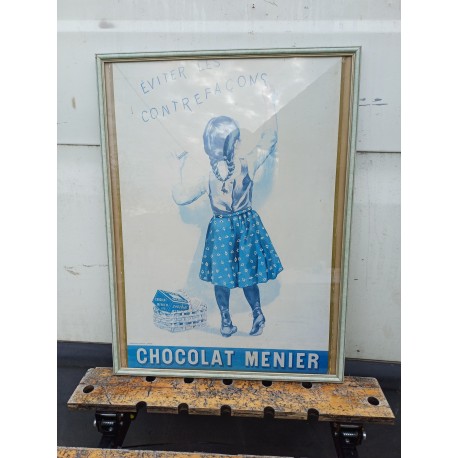 Affiche Publicitaire des Chocolats Menier