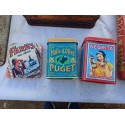 Lot de Boites Anciennes Publicitaires en Tole