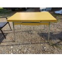 Table Formica Vintage Jaune