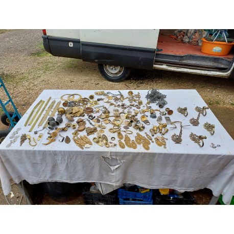 Lot déléments de déco Bronze et Laiton