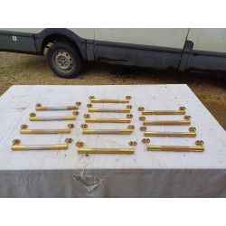 Lot de 17 Barres de Portes en Laiton Art déco