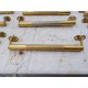 Lot de 17 Barres de Portes en Laiton Art déco