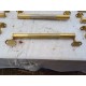 Lot de 17 Barres de Portes en Laiton Art déco
