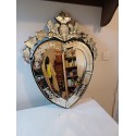 Miroir Vénitien " Coeur "