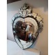 Miroir Vénitien " Coeur "
