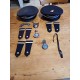 Lot Police Casquettes , Insignes Galons , etc.....