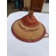 Chapeau Africain Nigéria , Paille et Cuir