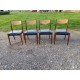 4 Chaises Baumann Vintage des Années 60