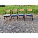 4 Chaises Baumann Vintage des Années 60