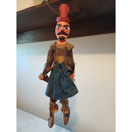 Marionnette Ancienne Asie Mineure " Guérrier "