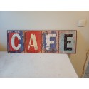 Décoration Publicitaire " Café" en Tole