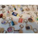 Lot de 52 Portes Clefs Publicitaire des Années 50