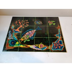 Carreaux de Faience Vintage Vallauris de " Le Vaucour "