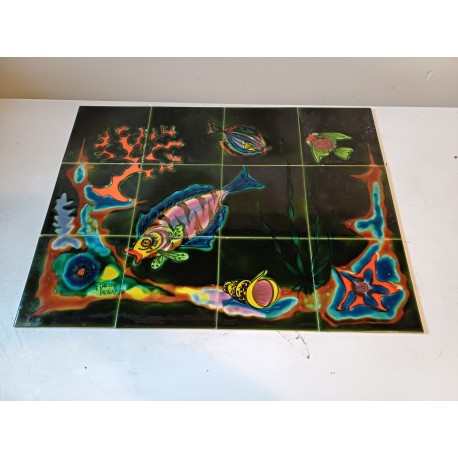 Carreaux de Faience Vintage Vallauris de " Le Vaucour "