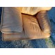Paire de Fauteuils Vintage en Skai Marron Clair