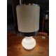 Lampe Vintage des Années 70 Opaline Blanche
