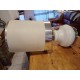 Lampe Vintage des Années 70 Opaline Blanche