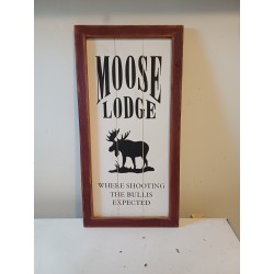 Panneau bois Moose Lodge