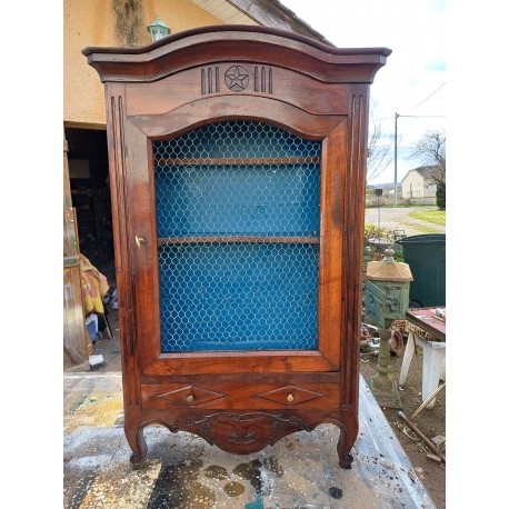 Vitrine 19 éme Noyer