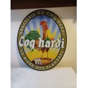Plaque Tole Publicitaire " Coq Hardi "