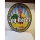 Plaque Tole Publicitaire " Coq Hardi "