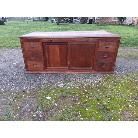 Meuble de Métier Table de Drapier Chéne Année 30