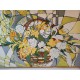 Huile sur Toile Jean Cheynel " Variation Florale "