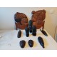 Lot de Statues Africaine