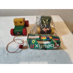 2 Jouets Bois Baufix " Voitures "