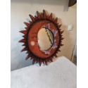 Miroir Vintage Bois " Décor Lune "