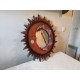 Miroir Vintage Bois " Décor Lune "