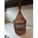 Case à Oiseaux Vintage en Osier