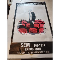 Affiche Originale de : SEM : Georges GOURSAT (1863 – 1934)